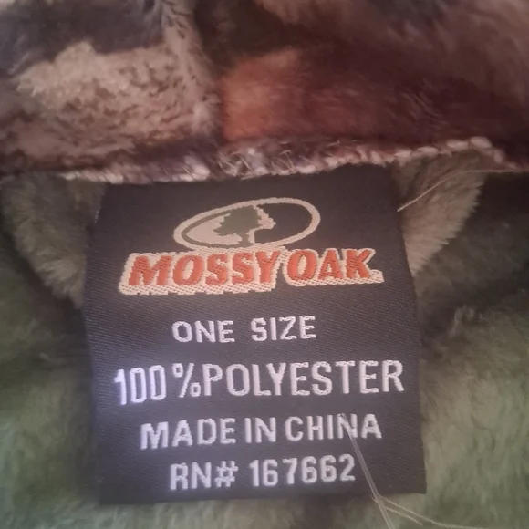 Mossy Oak NWT Mens Fleece Robe,  one Size - Picture 4 of 6